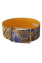 ceinture-en-cuir-bleu-a-patchwork-floral