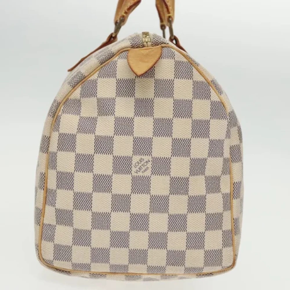 Louis Vuitton Vintage Pre-owned Canvas handbags White Dames