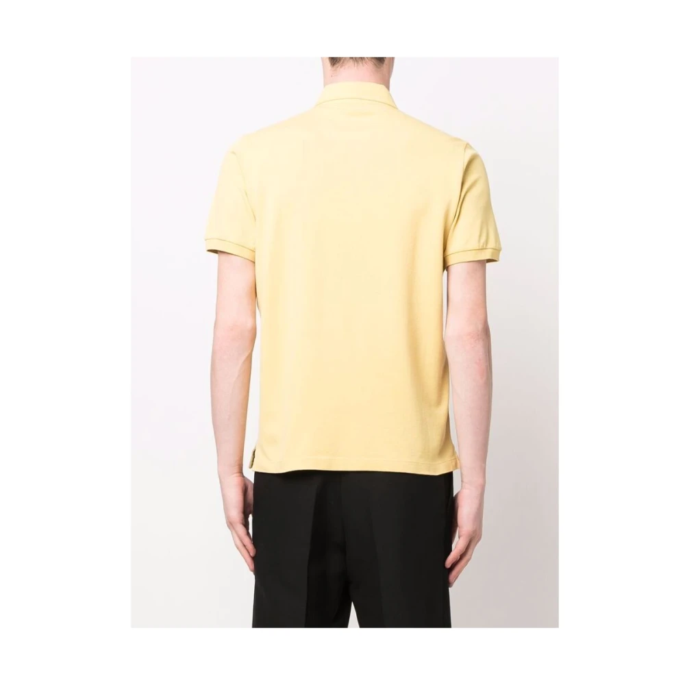 Mauro Ottaviani Pastelgele Polo Shirt Yellow Heren
