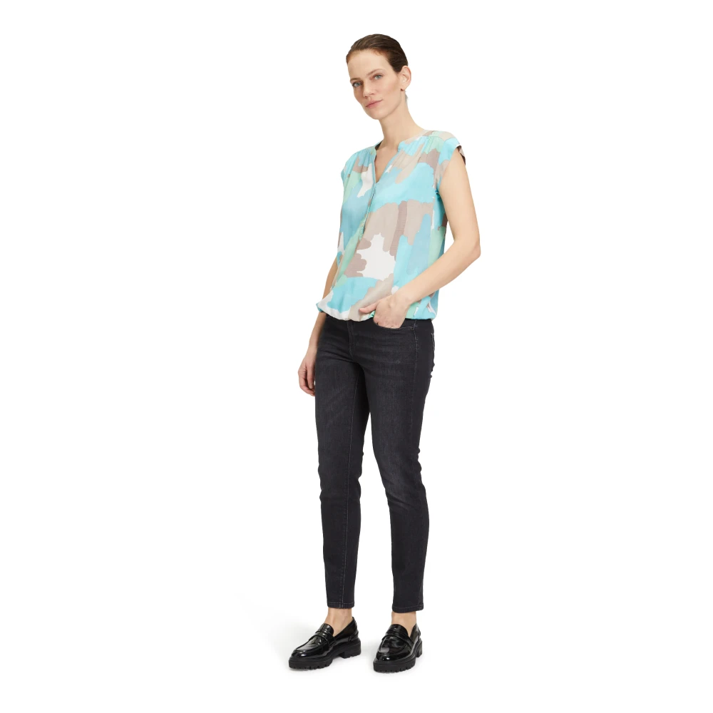 Betty & Co Blousetop met Grafische Print Multicolor Dames