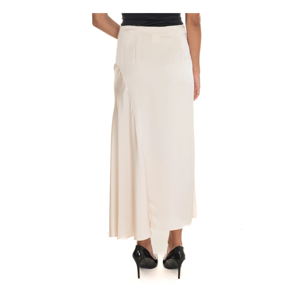 Max Mara Weekend Elegant A-Line Skirt Beige Dames