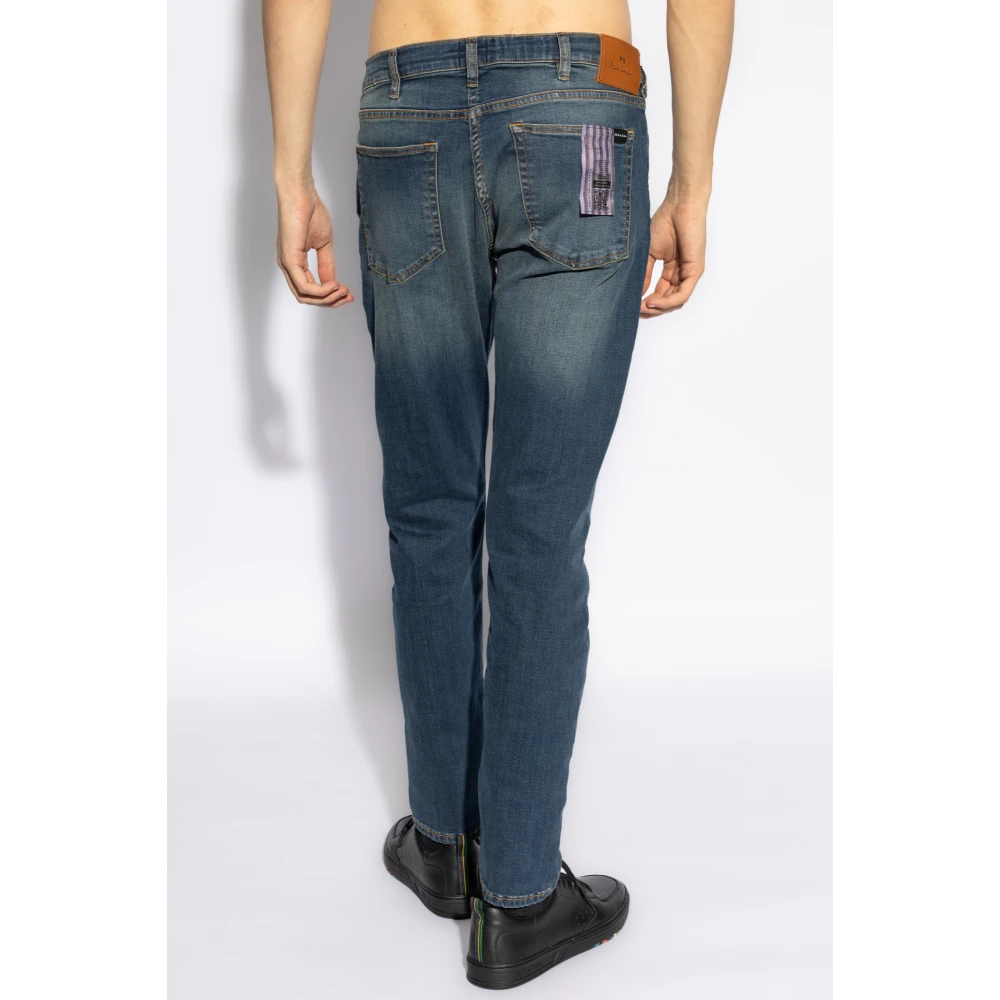 PS By Paul Smith Jeans met licht toelopende pijpen Blue Heren