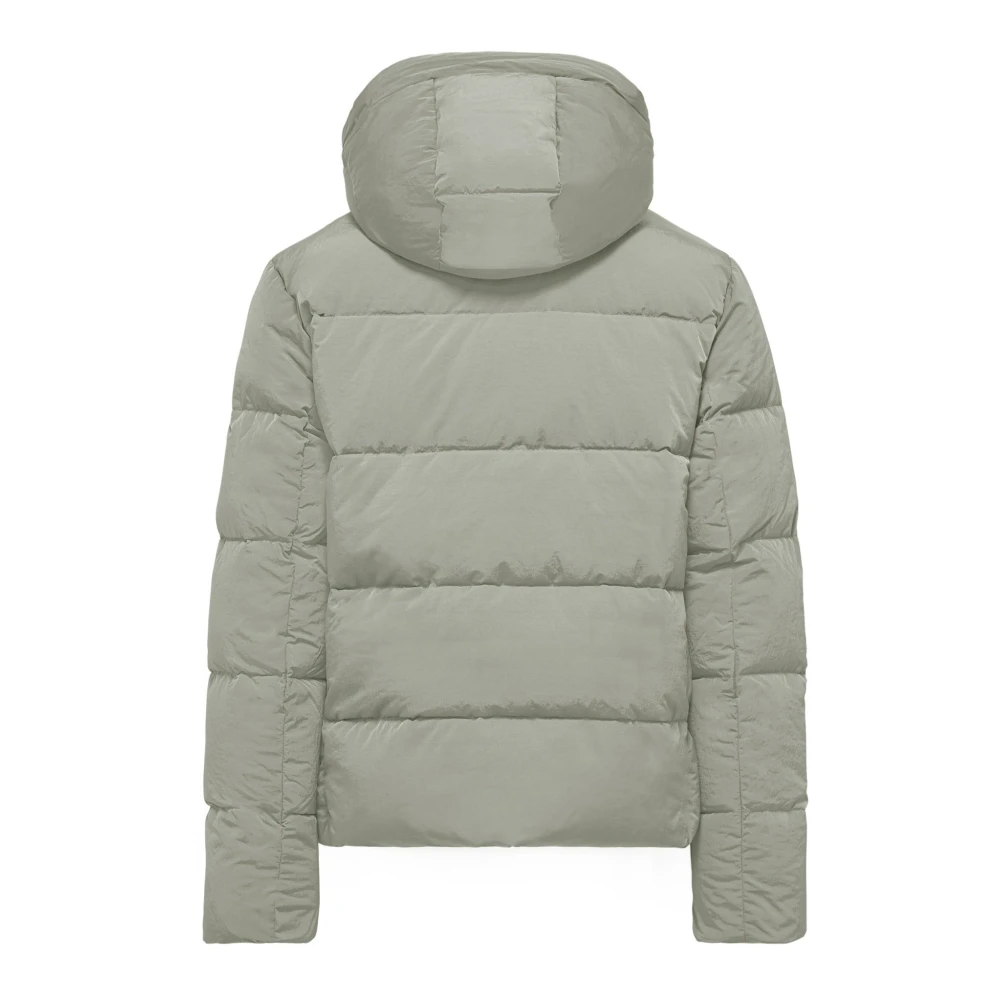 BomBoogie Puffy Nylon Donsjas met capuchon White Heren
