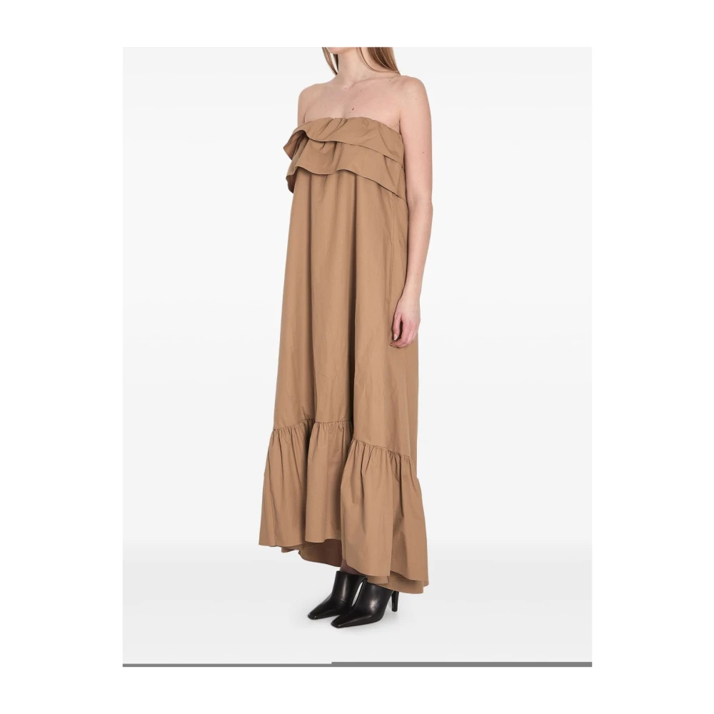 Saint Laurent Maxi-jurk Orange Dames
