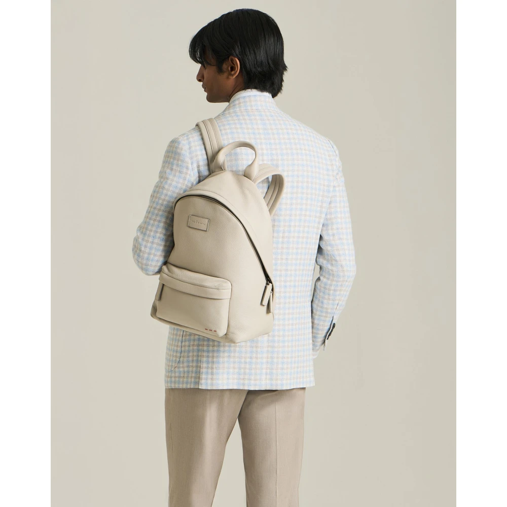 Kiton Micro Check Cashmere Blend Blazer Blue Heren