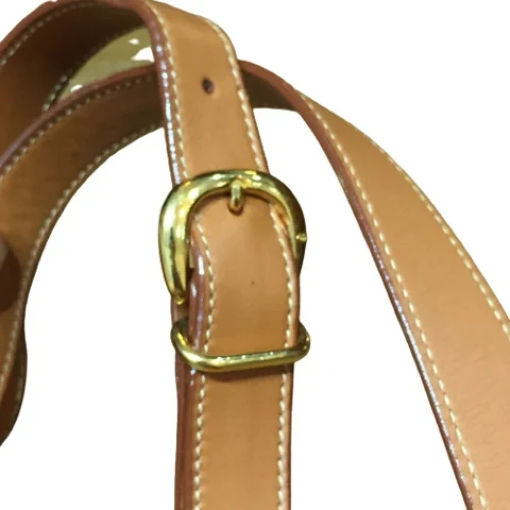 Gucci Vintage Pre-owned Leather shoulder-bags Beige Dames