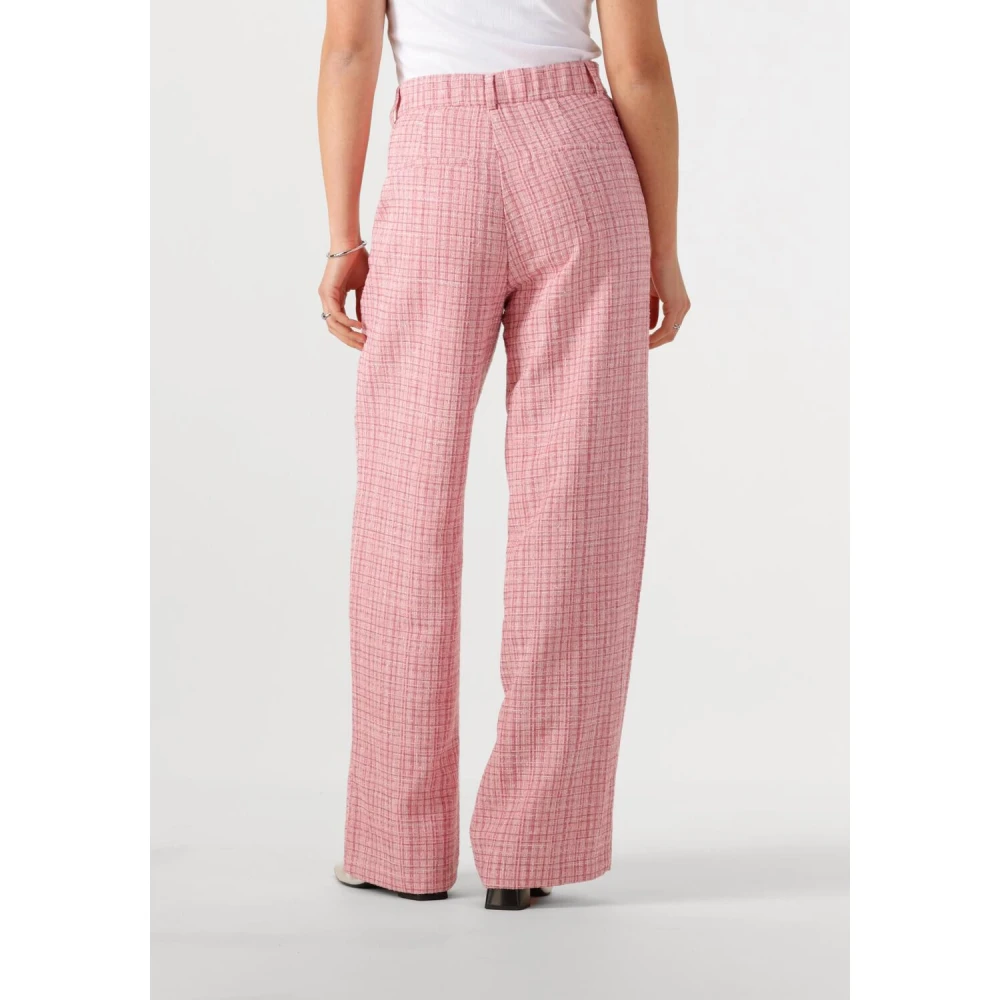 NEO NOIR Glitz Boucle Broek voor Vrouwen Pink Dames