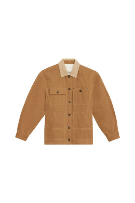 cognac-brown-button-up-outerwear