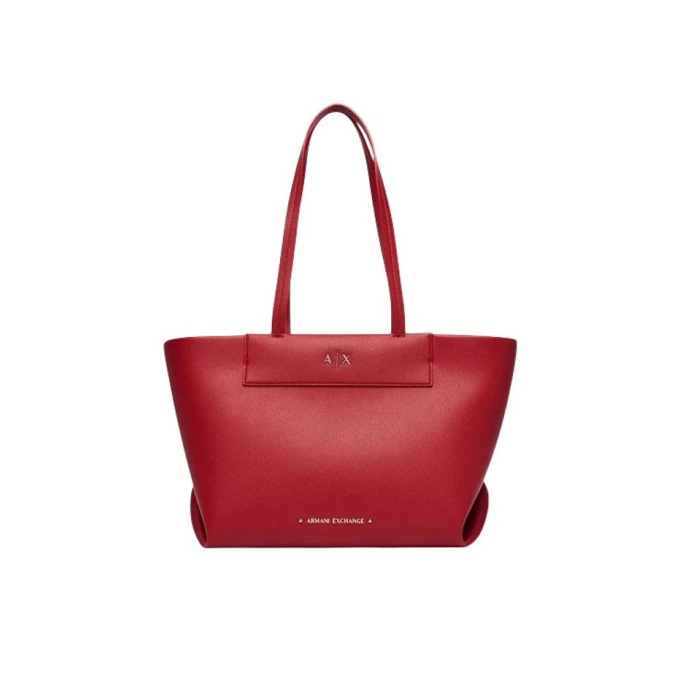Armani Exchange Donna Rosso - Borsa Shopper - Bags - One Size