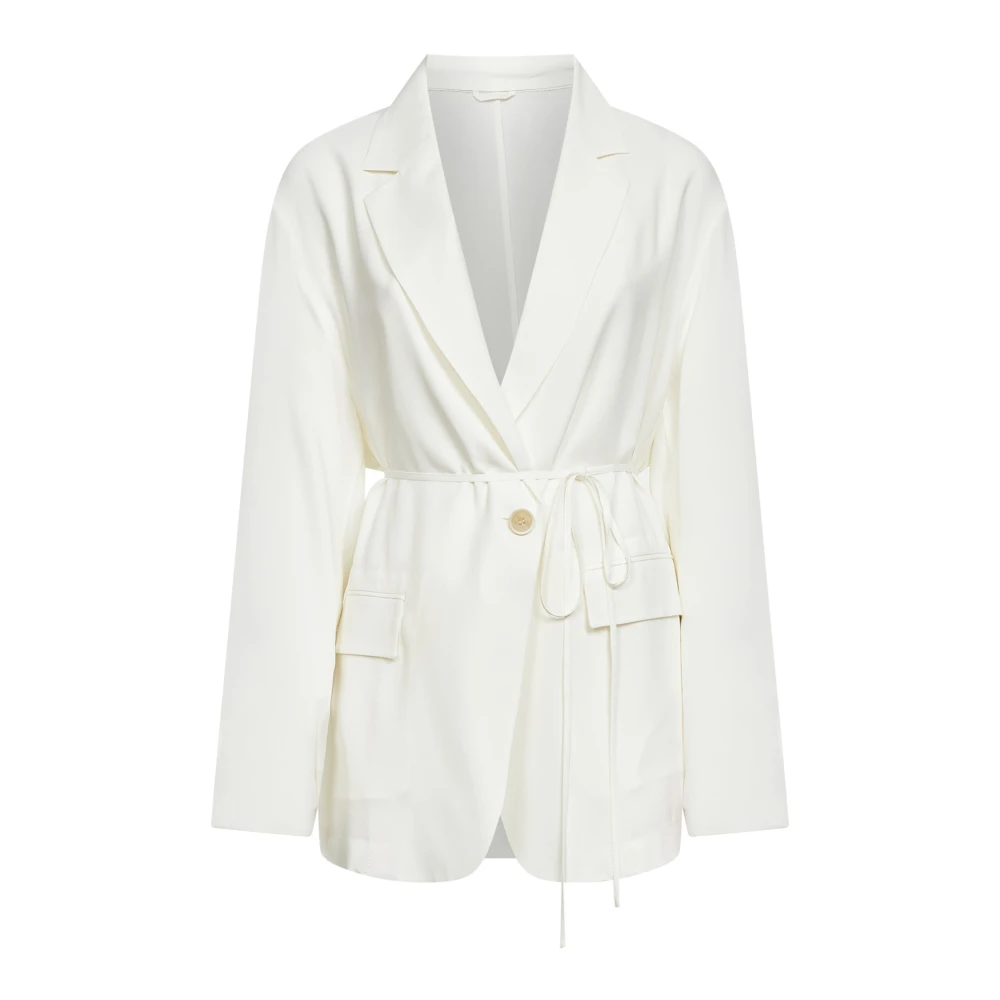 Brunello Cucinelli Women's White Blazers, L, Jackets