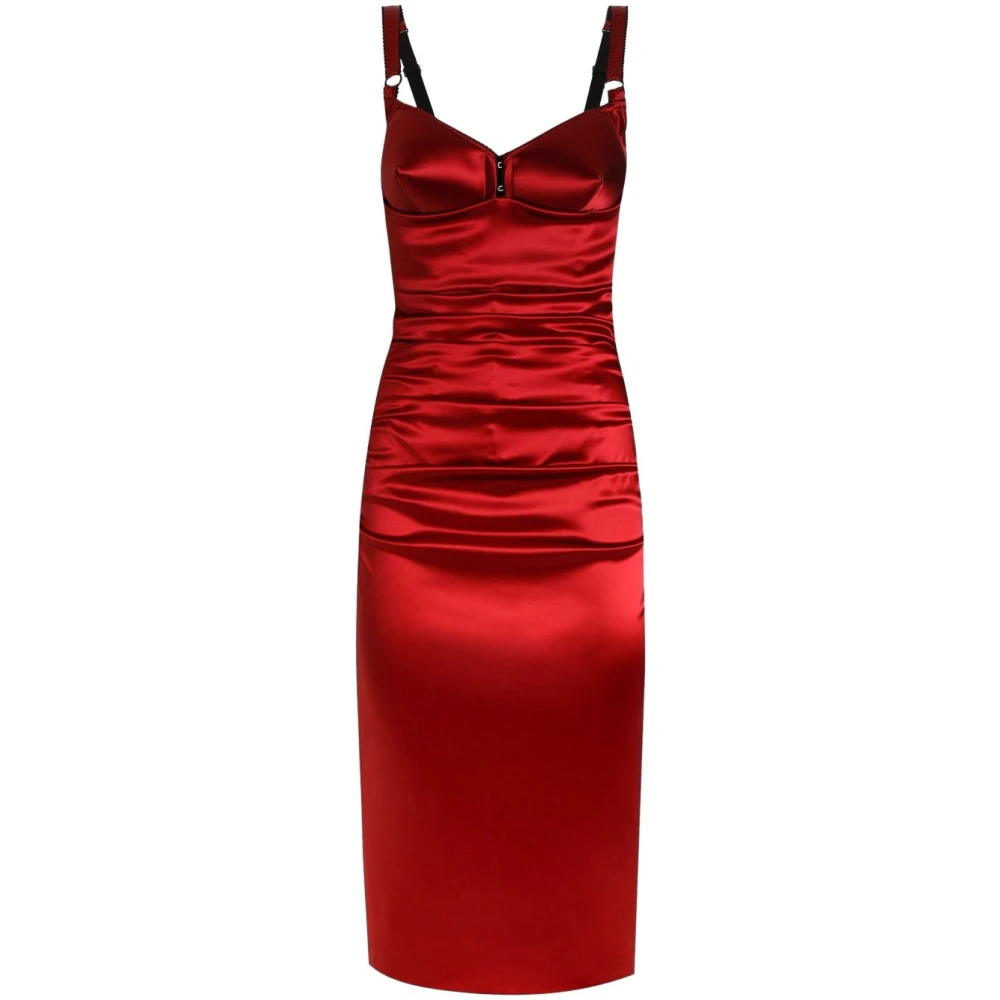 Dolce & Gabbana , Party Dresses, Female, Red, M, Dresses