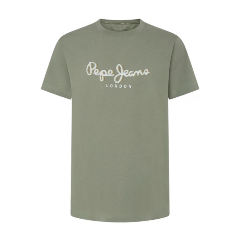 Pepe Jeans Heren Ronde Hals T-shirt Green Heren