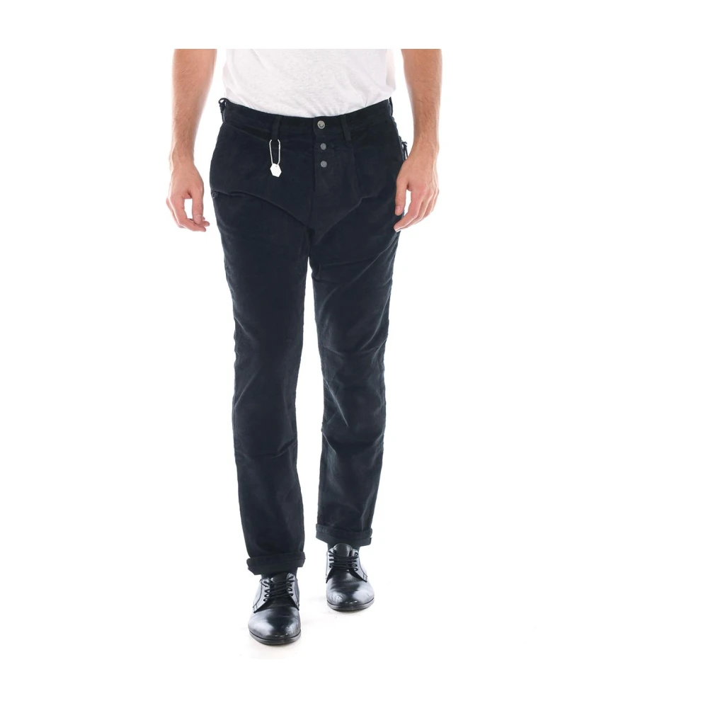 Daniele Alessandrini Men's Black Slim-Fit Trousers, W33, Jeans Trouser