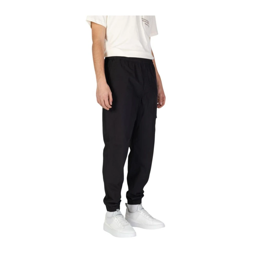 Calvin Klein Jeans Straight-Leg Katoenen Jeans Black Heren