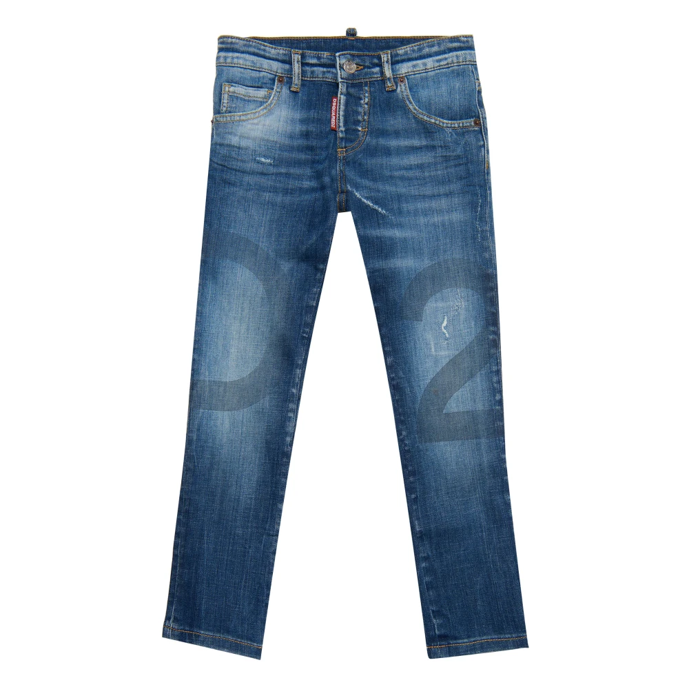 Dsquared2 Boys Blue Denim Jeans - Jeans - 12 Y - Kids