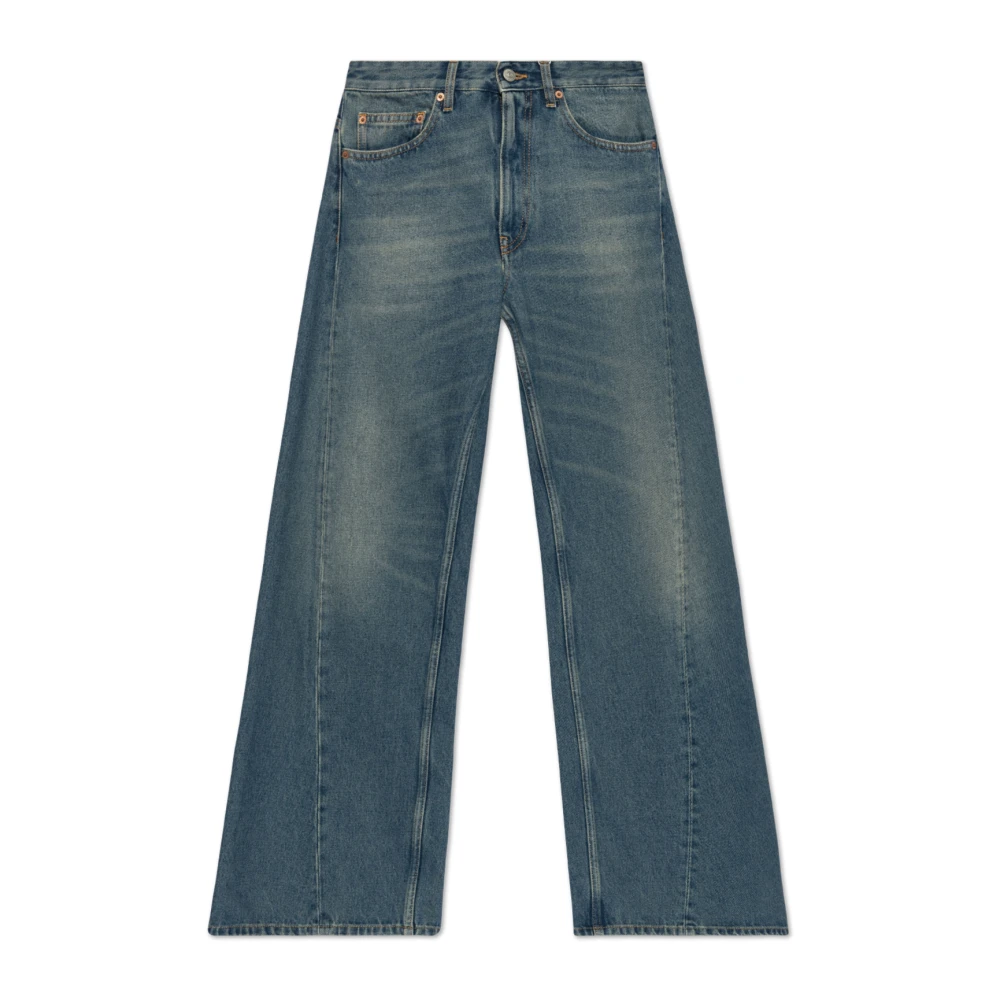 MM6 Maison Margiela Klassieke Denim Jeans met Vijf Zakken Blue Dames