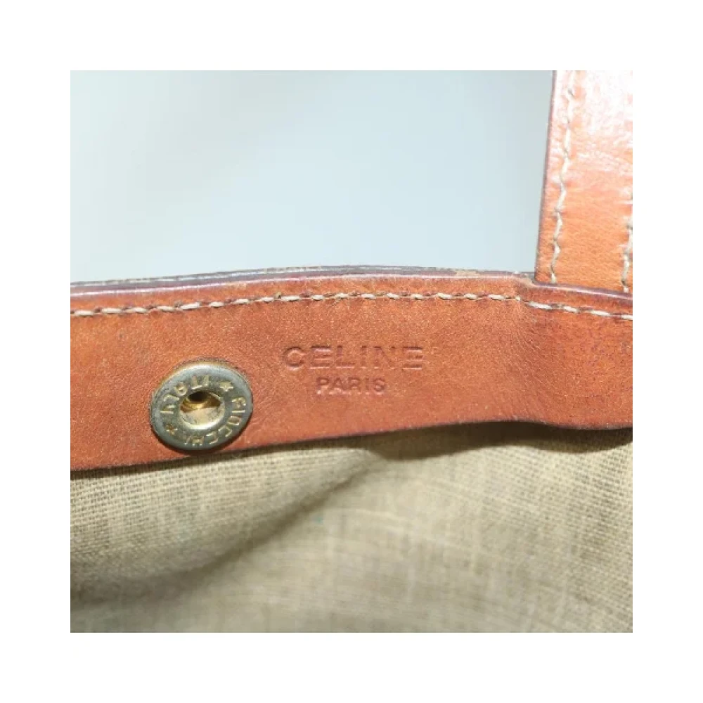 Celine Vintage Pre-owned Leather handbags Brown Dames