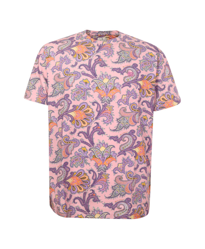 pink-paisley-foliage-print-t-shirt