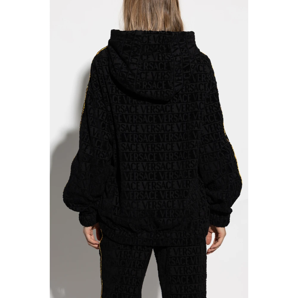 Versace Sweatshirt met logo Black Unisex