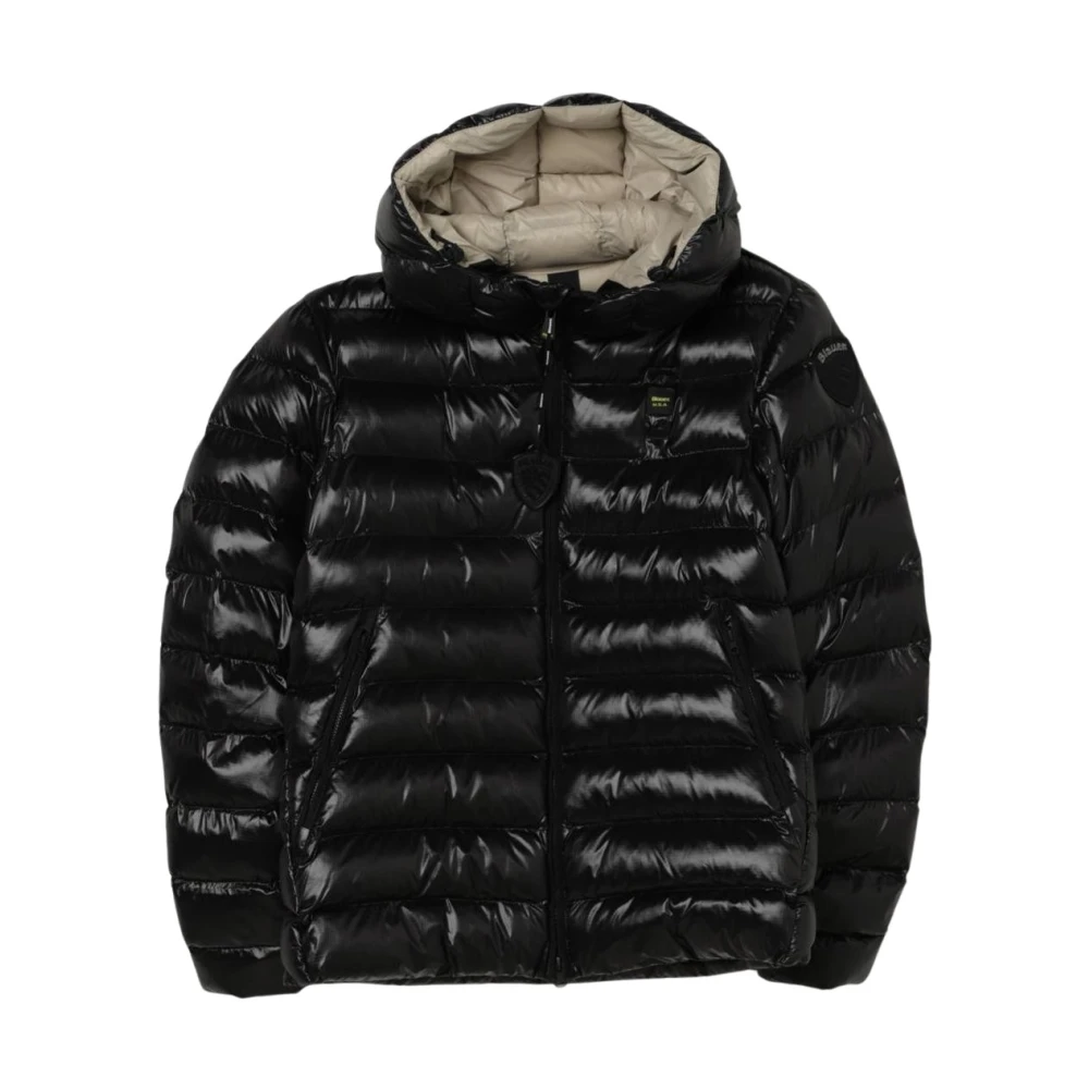 Blauer Boys Black Winter Jackets, 6 Y, Padded Hooded Jacket