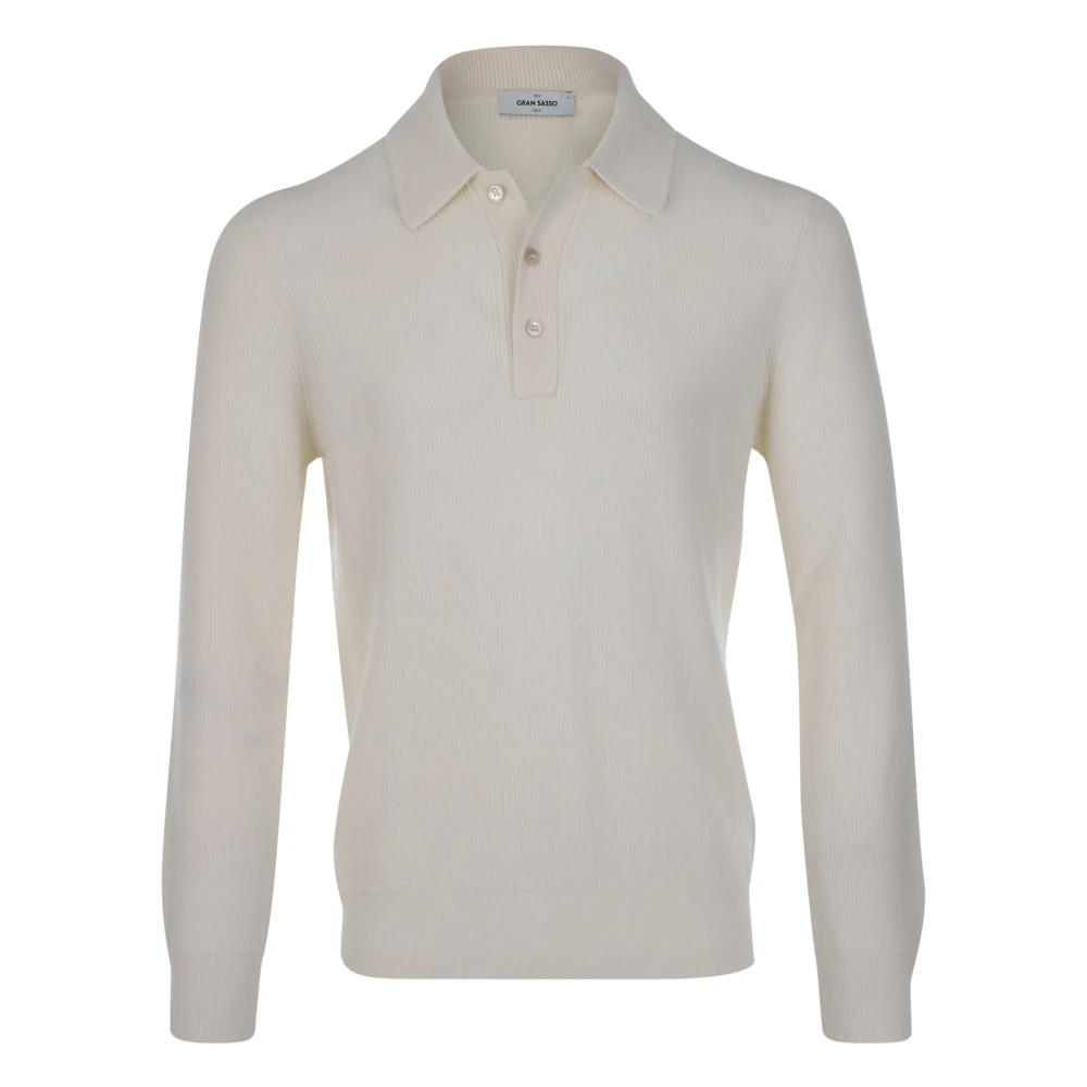Gran Sasso Stijlvolle T-shirts en Polo's Collectie White Heren