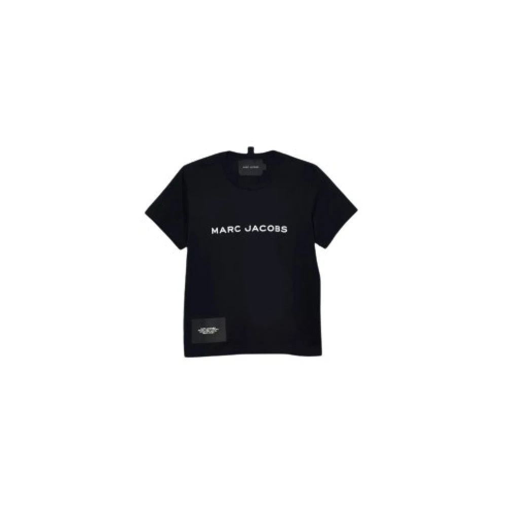 Marc Jacobs Klassiek Ronde Hals Korte Mouw T-Shirt Black Dames