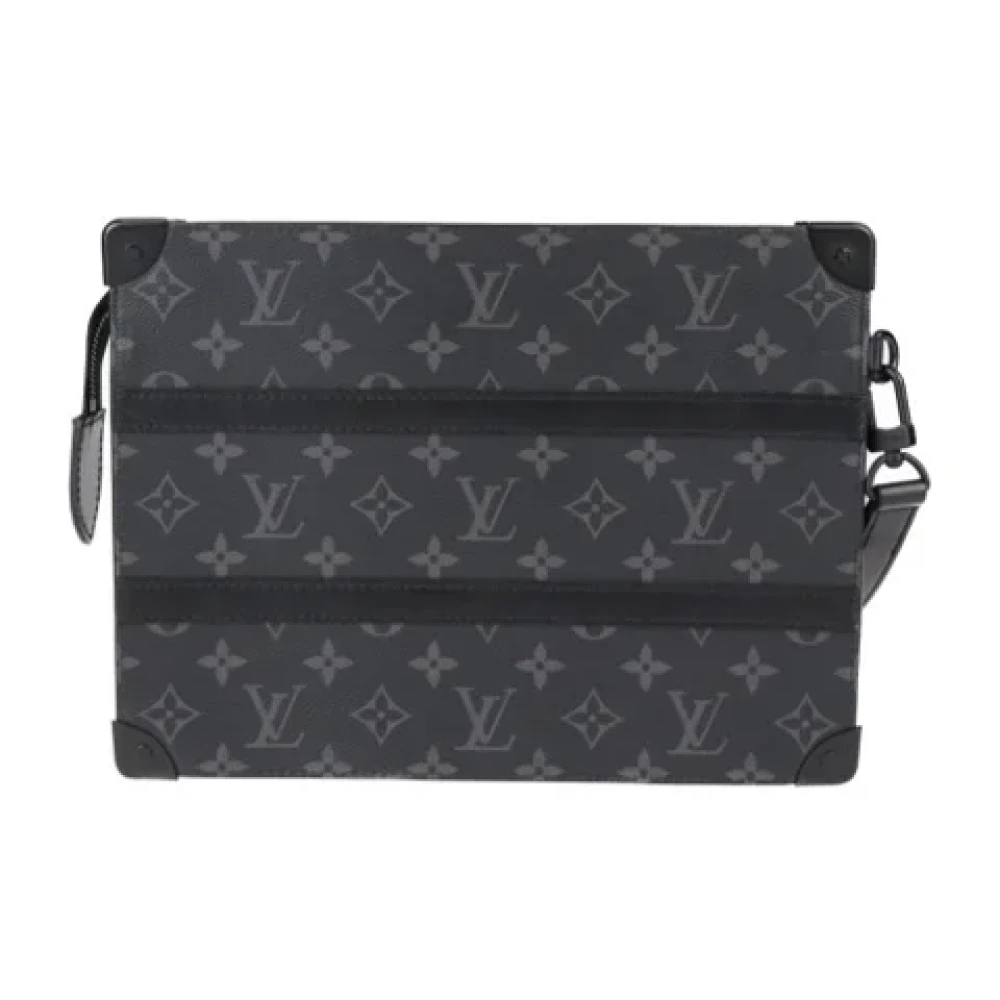 Louis Vuitton Vintage Pre-owned Canvas clutches Black Dames
