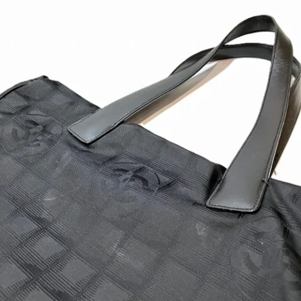 Chanel Vintage Pre-owned Nylon chanel-bags Black Dames