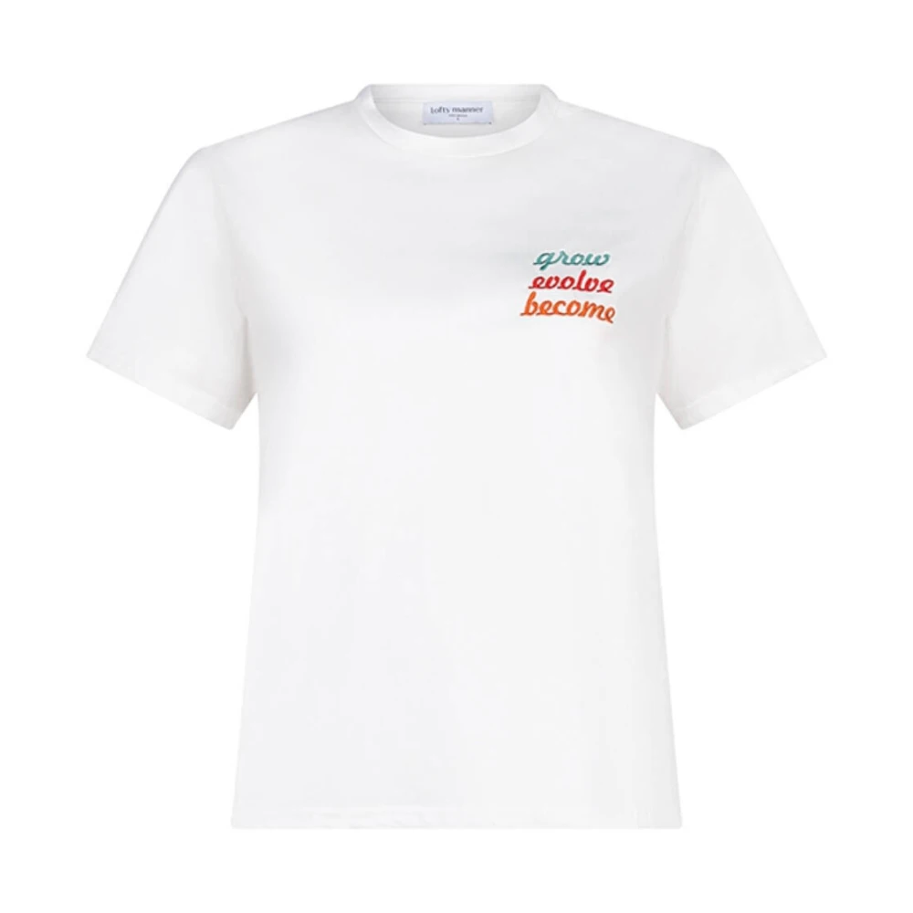 Lofty Manner Salie T-shirt White Dames