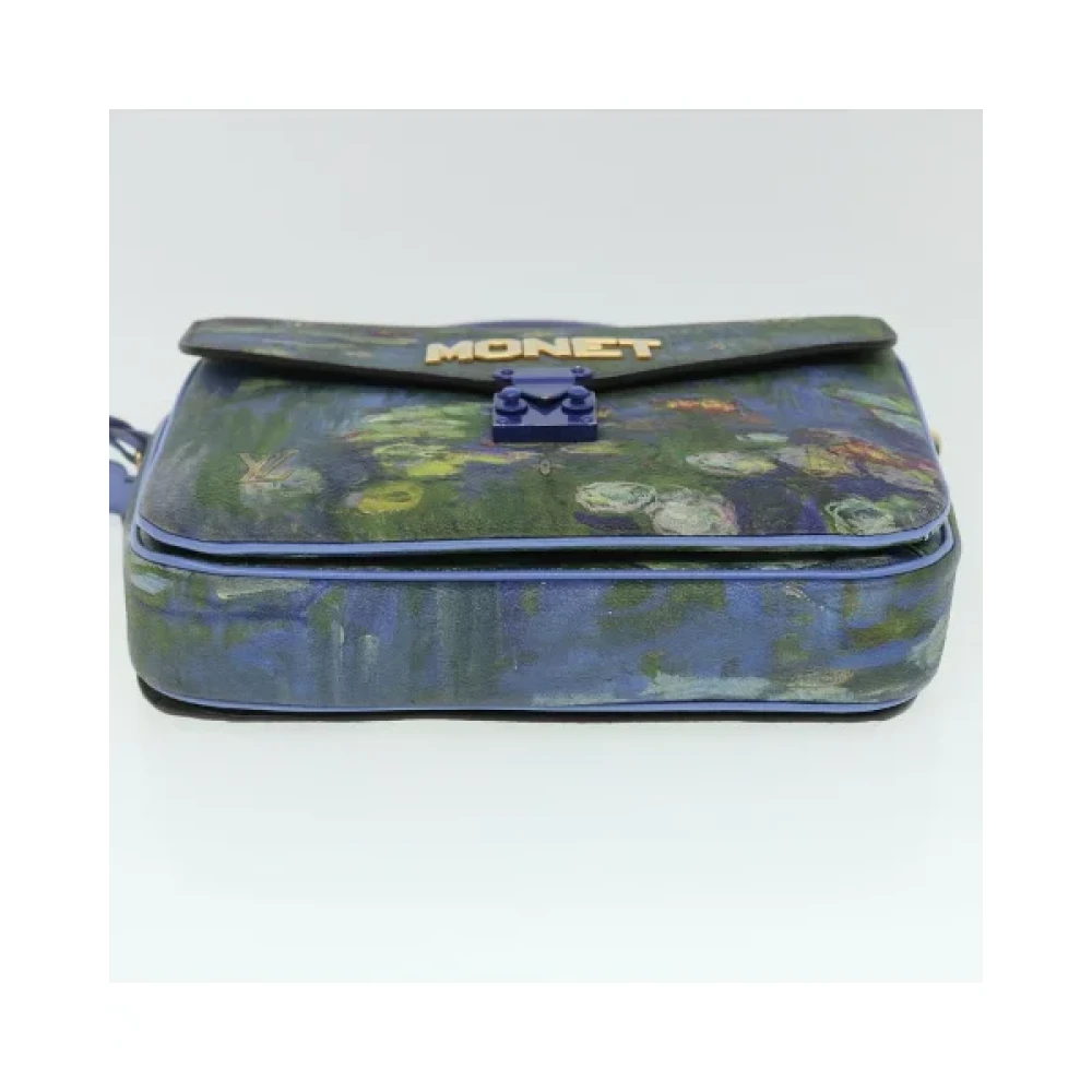 Louis Vuitton Vintage Pre-owned Plastic shoulder-bags Blue Dames