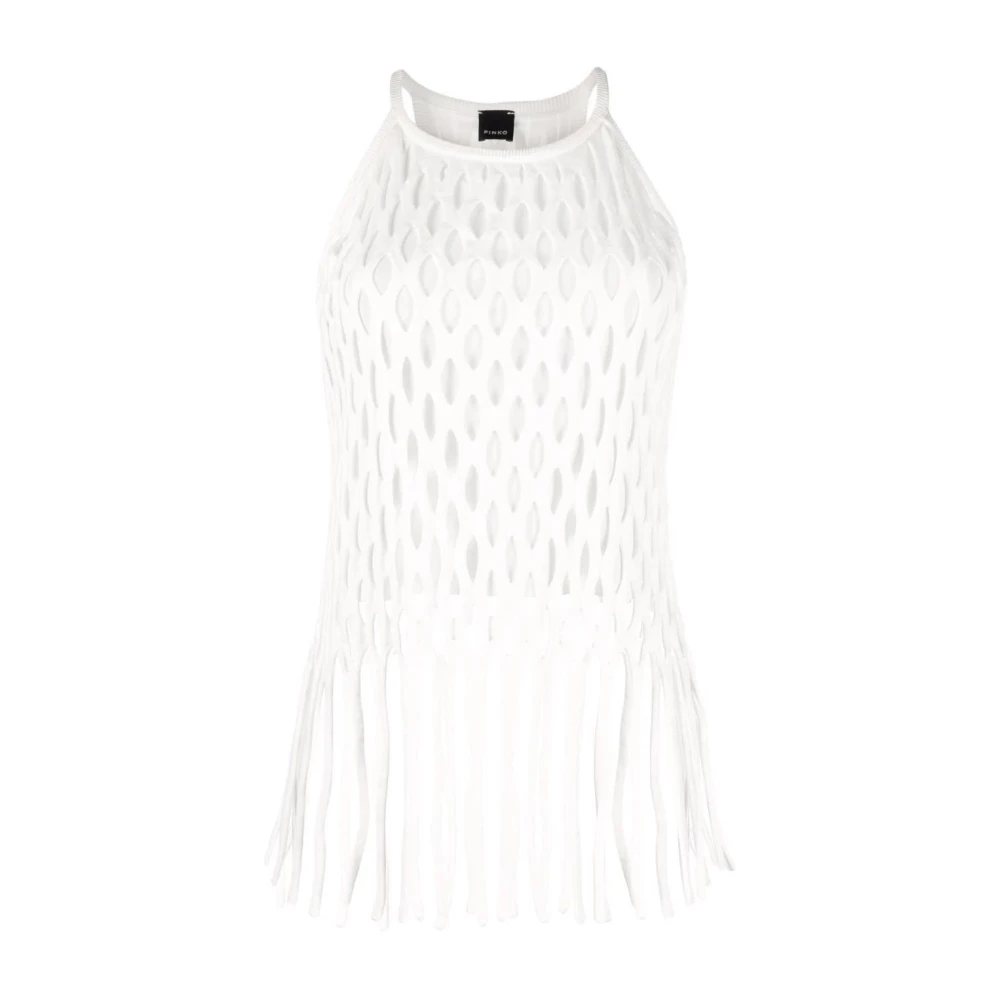 Pinko Beige Casual Tank Top Blouse Beige Dames