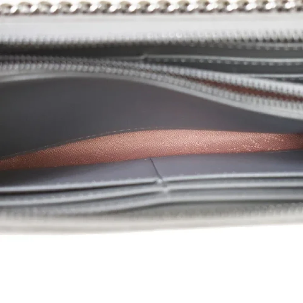 Stella McCartney Pre-owned Fabric wallets Gray Dames