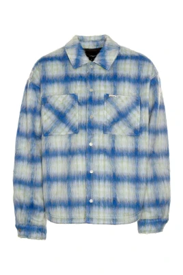 Quiltad Overshirt med Tryckknappstängning