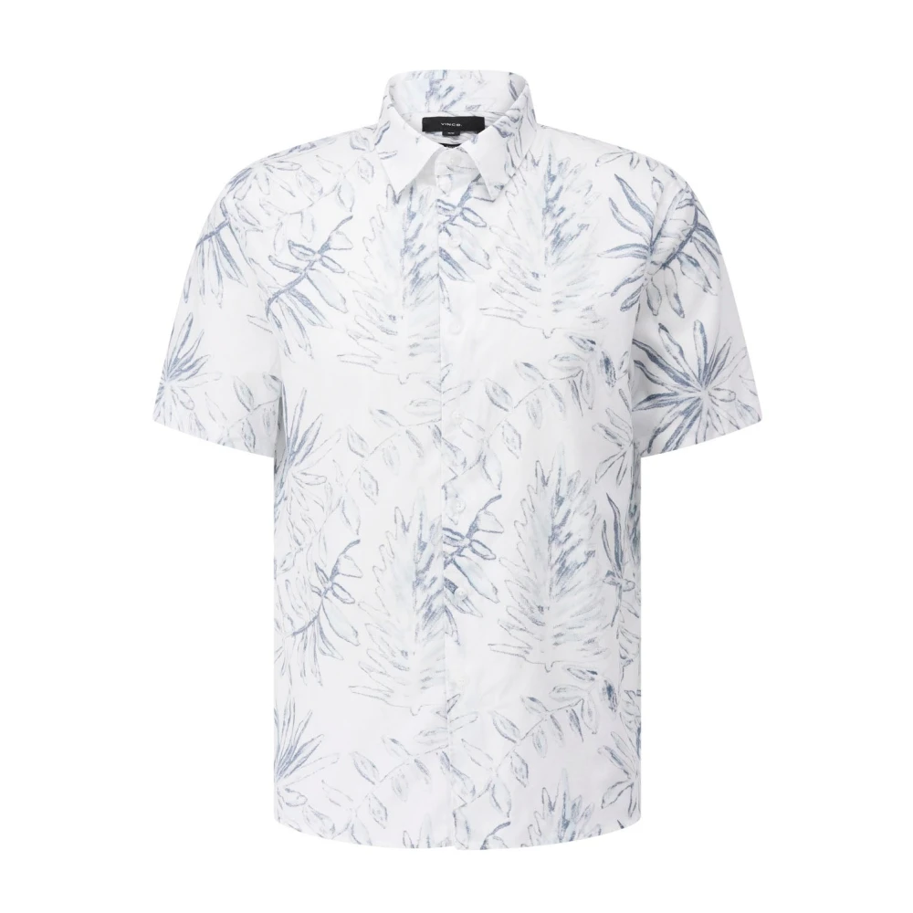 Vince Korte mouw bloemenshirt White Heren