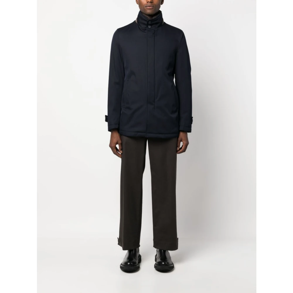 Herno Impermeabile 9200 BLU Jas Blue Heren