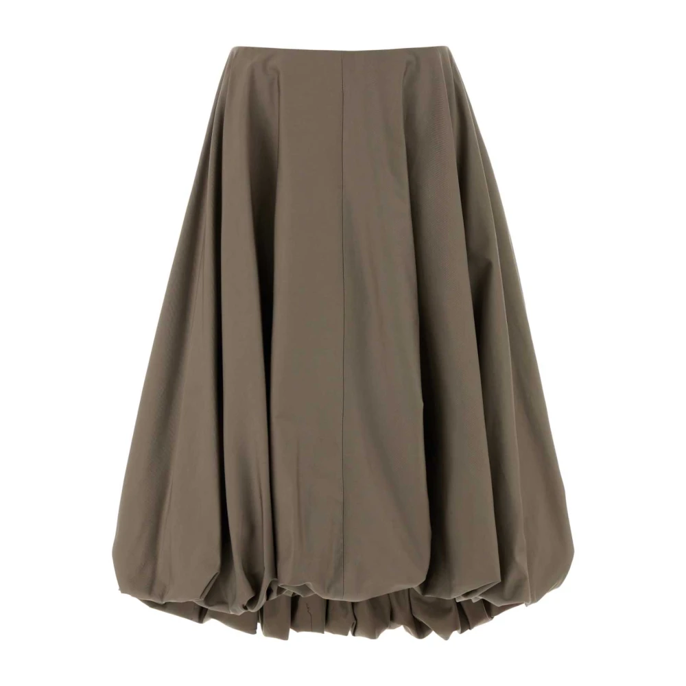 Balenciaga Brown Balloon Skirt - Female - Midi Skirts - S - Skirts