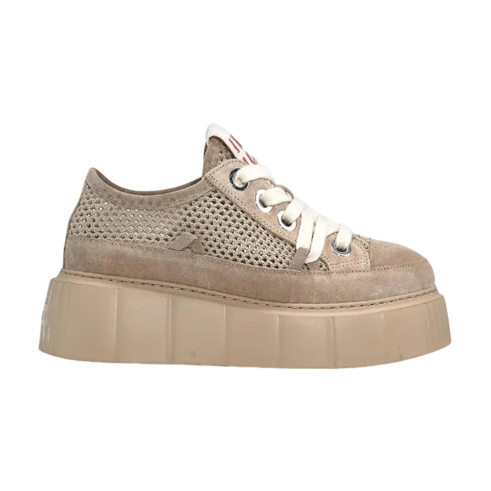 Inuikii Matilda Net Sneaker Dames Schoenen Bruin