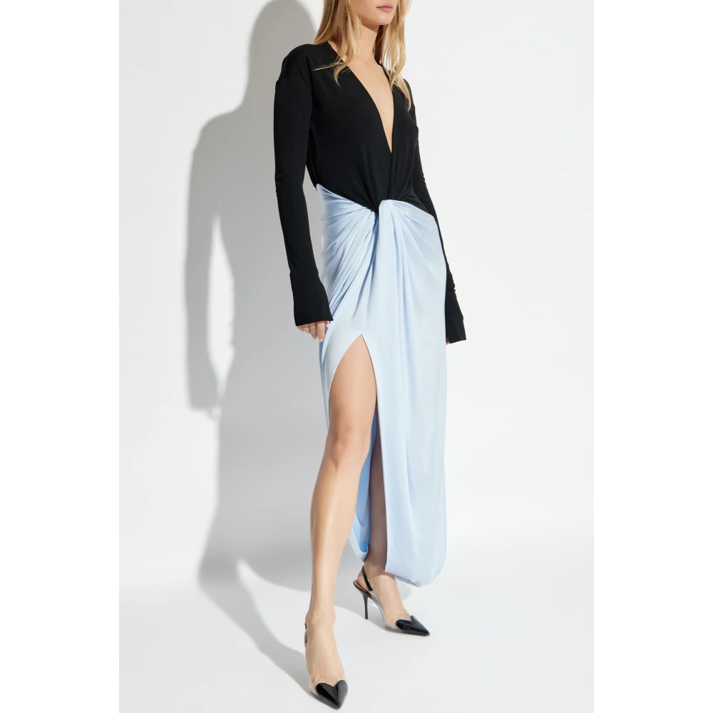 Victoria Beckham Jurk met lange mouwen Blue Dames