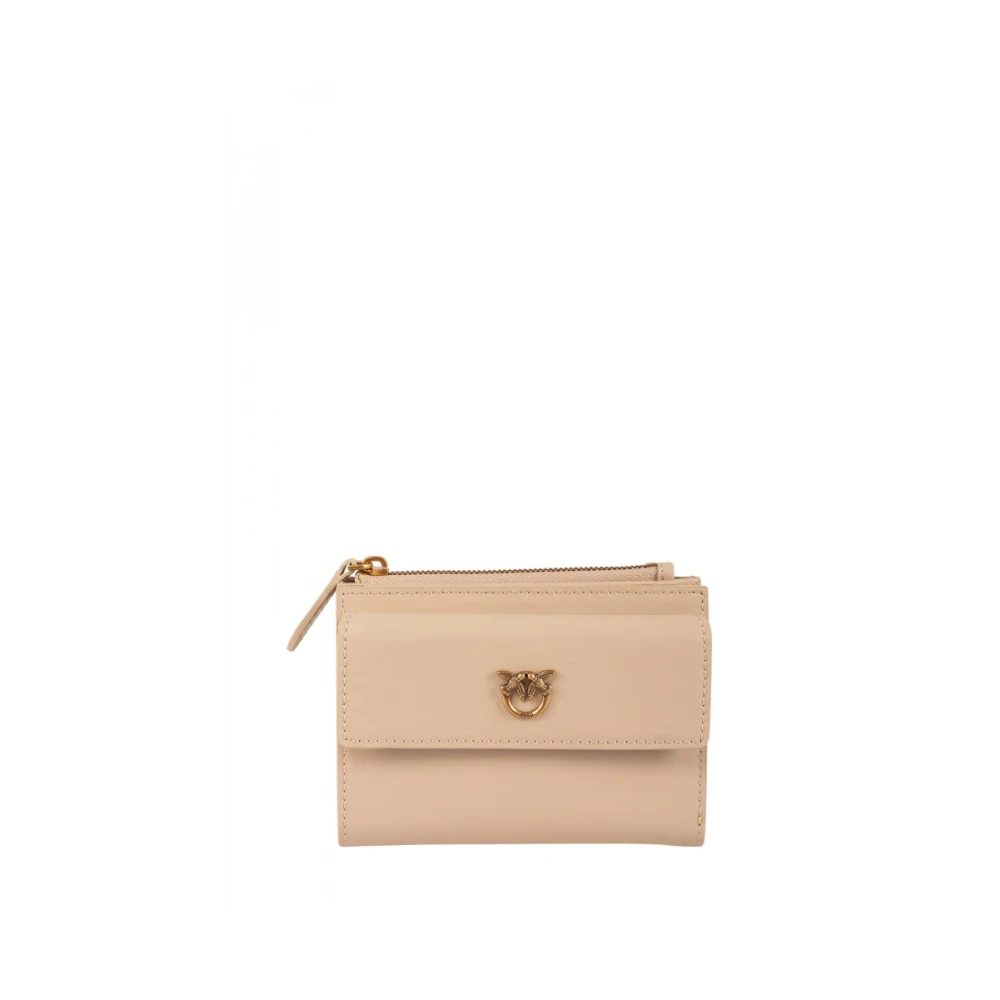 Pinko Women's Beige Wallets & Cardholders, One Size, Leather Goods