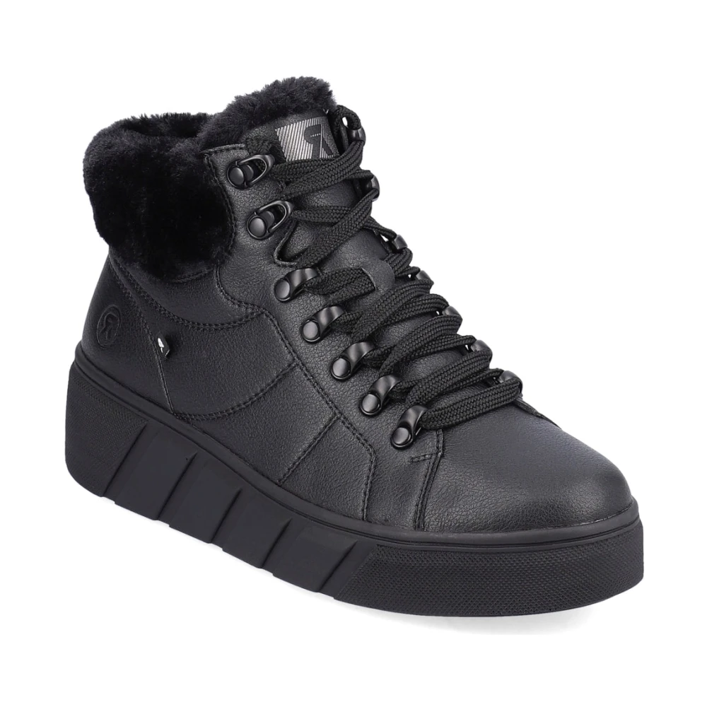 Rieker Women's Black Winter Ankle Boots - Winter Boots - 4 Uk - Shoes
