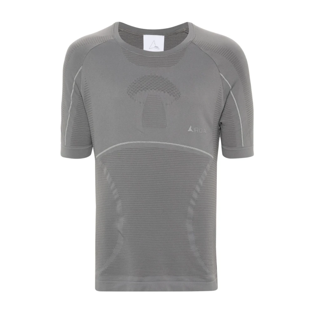 ROA Korte Mouw Fungi Shirt Gray Heren