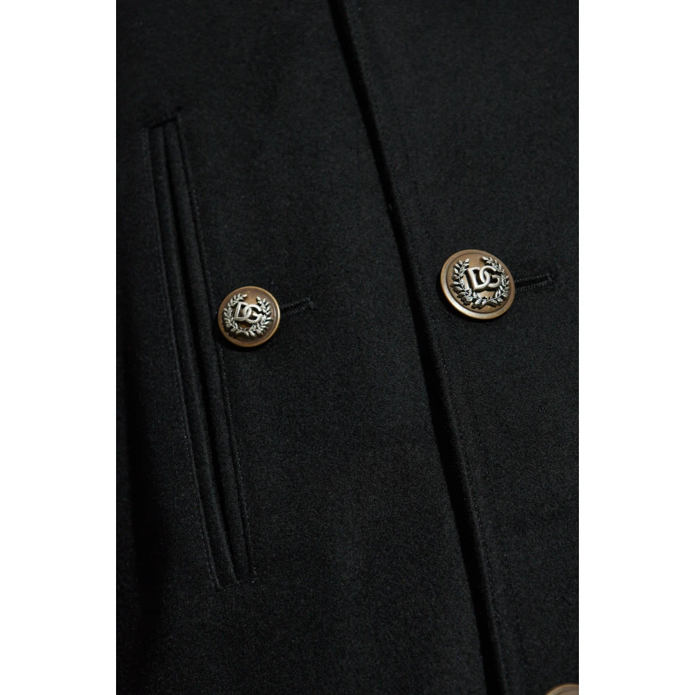 Dolce & Gabbana Korte jas Black Heren