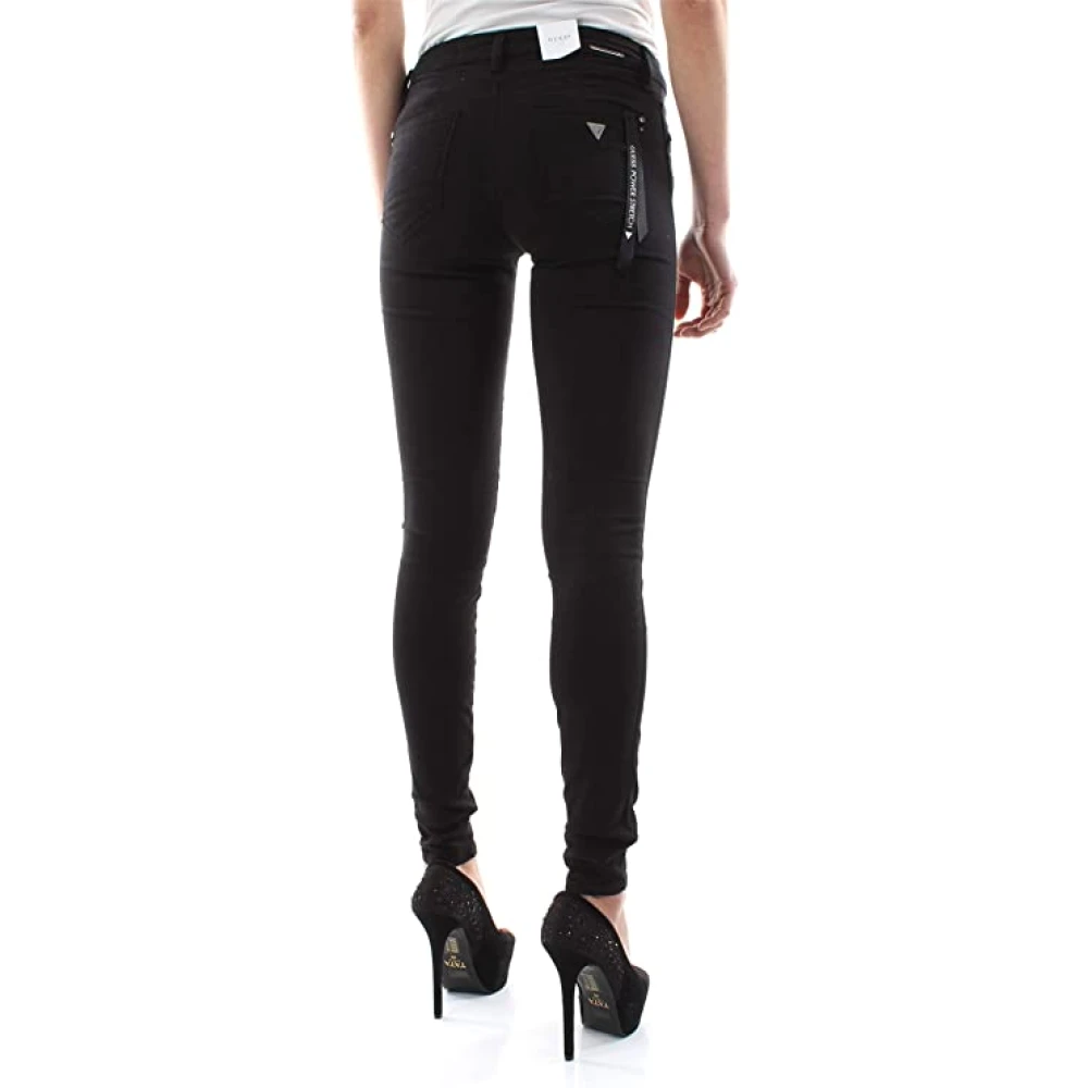 Guess Slim-fit Broek Black Dames