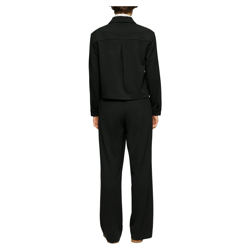 s.Oliver Relaxed Fit Gestreepte Jersey Jas Black Dames