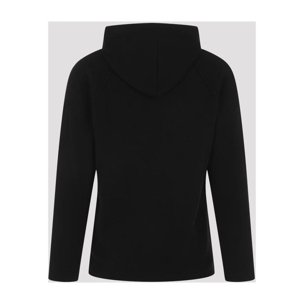 C.P. Company Zwarte Gebreide Hoodie Black Heren