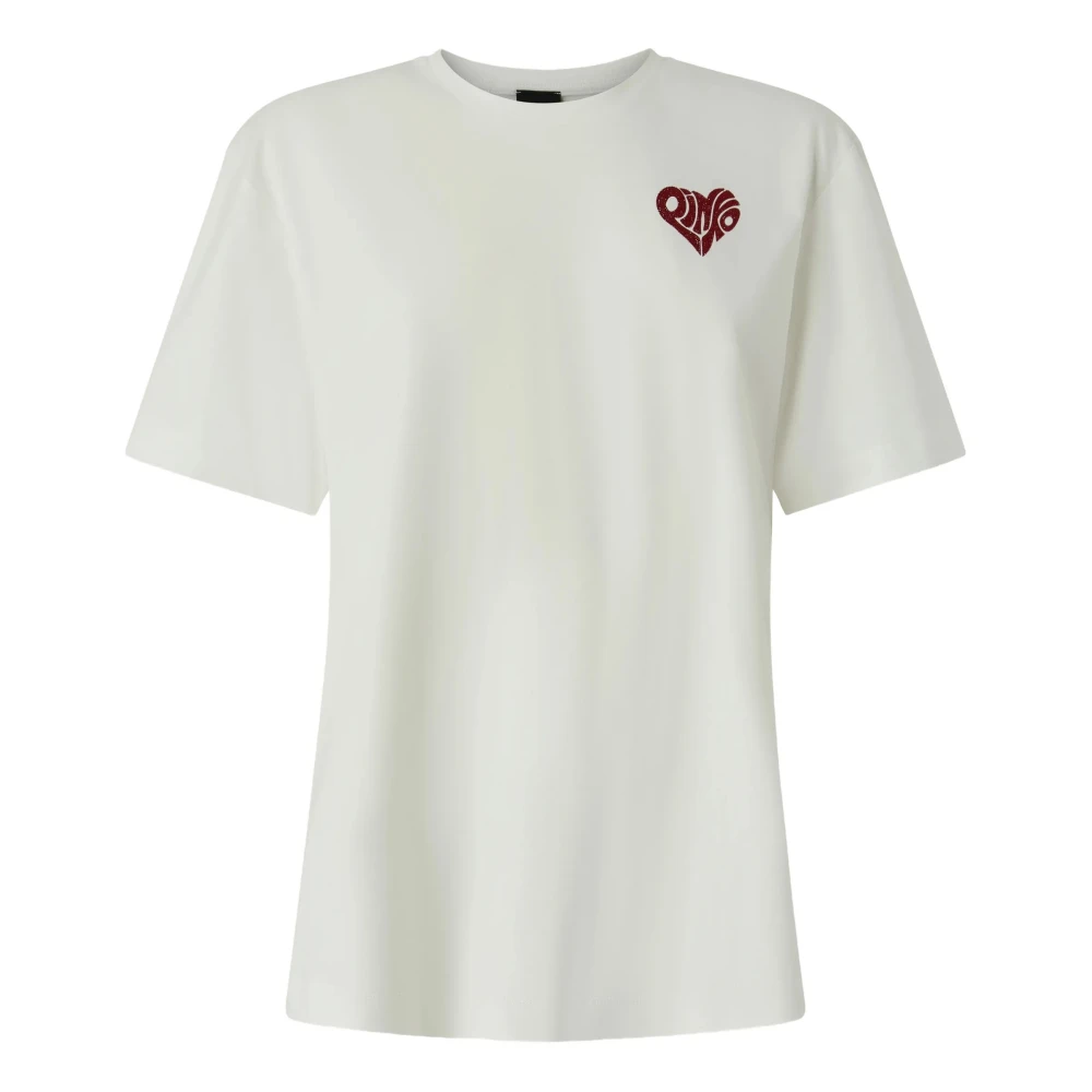 Pinko Women's White Zr2 Strepitoso T-Shirt - T-Shirts - Xs - Tops