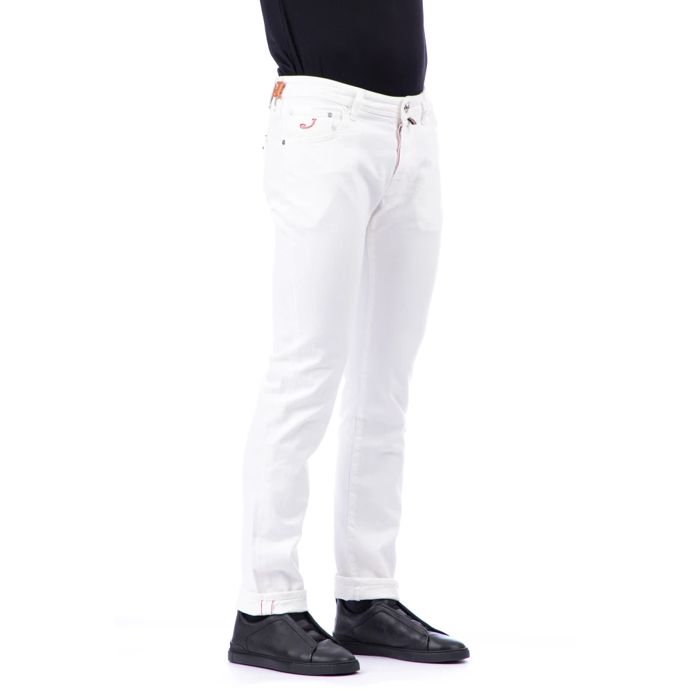 Jacob Cohën Witte Jeans Nick Model White Heren