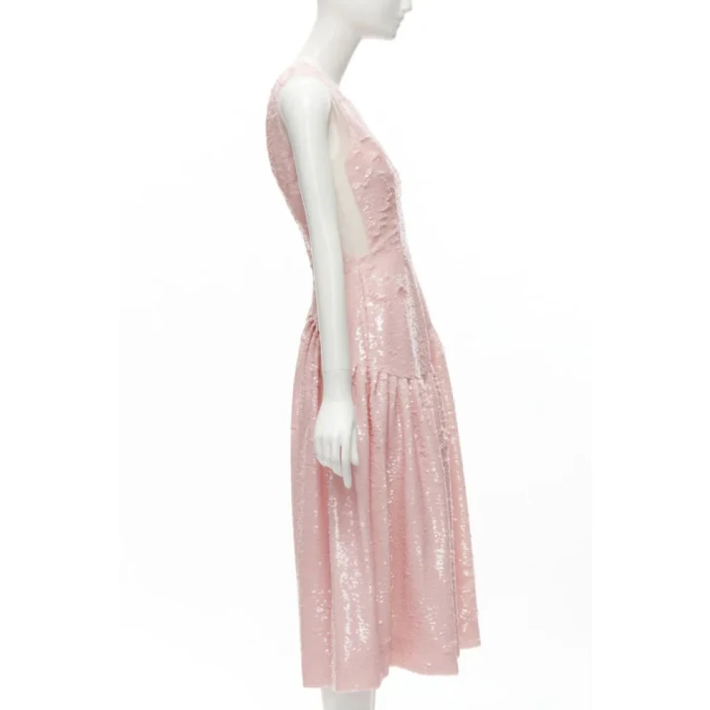 Simone Rocha Pre-owned Polyester dresses Pink Dames