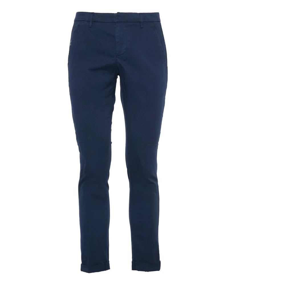 Dondup Slim Fit Elegante Broek Blue Heren