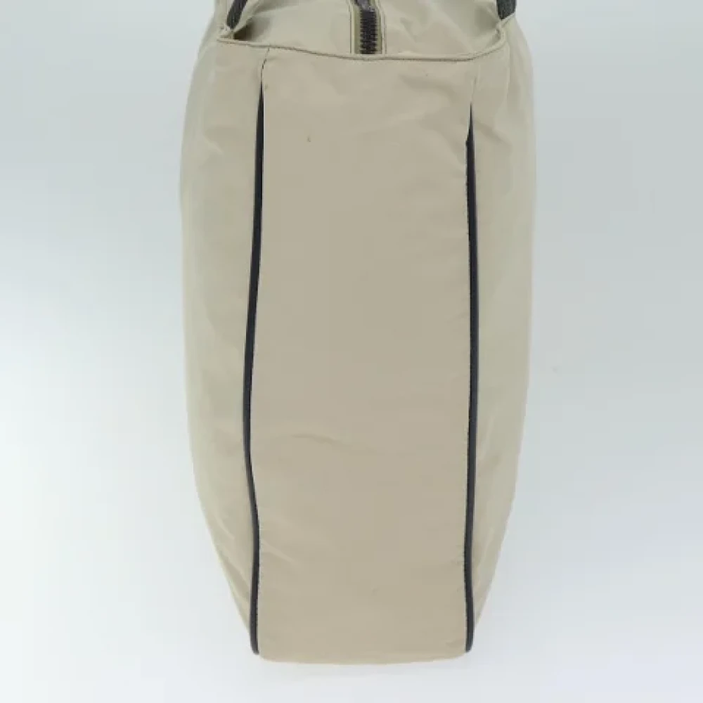Prada Vintage Pre-owned Nylon totes Beige Dames